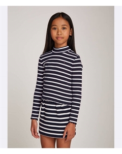 Блуза Slim fit, синий Tommy hilfiger