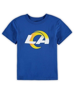 Футболка с логотипом команды Royal Los Angeles Rams для мальчиков и девочек дошкольного возраста, синий Outerstuff