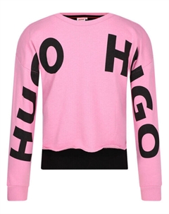 Свитер Regular fit, розовый Hugo kids