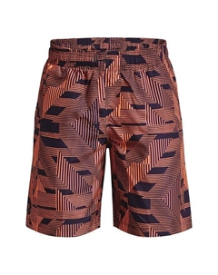 Тканые шорты с принтом для больших мальчиков, оранжевый Under armour