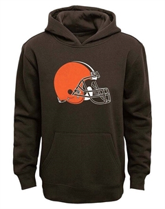 Коричневый пуловер с логотипом команды Big Boys Cleveland Browns, коричневый Outerstuff