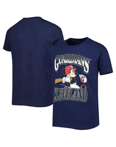 Темно-синяя футболка Big Boys Cleveland Guardians Disney Game Day, синий Outerstuff