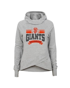 Толстовка с эффектной воронкой и эффектной воронкой для мальчиков и девочек Heather Grey San Francisco Giants, серый Outerstuff