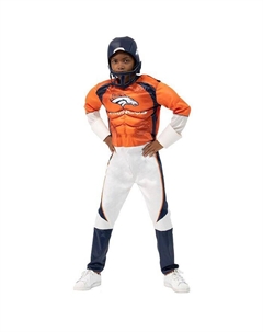Костюм для игрового дня Big Boys Orange Denver Broncos, оранжевый Jerry leigh