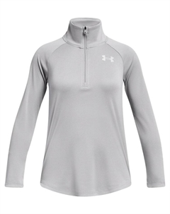 Лонгслив UA Tech Graphic 1/2 Zip, серый Under armour
