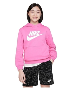 Флисовая толстовка Club для спортивной одежды для больших детей, розовый Nike