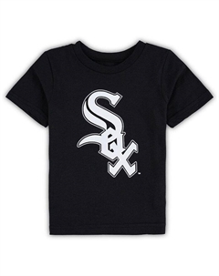 Черная футболка Chicago White Sox Team Crew для новорожденных с основным логотипом, черный Outerstuff