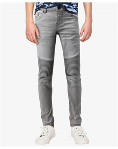 Джинсы-мото стрейч Big Boy, серый Xray