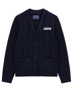Кардиган Regular fit, синий Guess