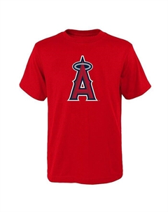 Красная футболка с логотипом основной команды Big Boys and Girls Los Angeles Angels, красный Outerstuff