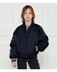 Куртка-Бомбер Loose fit, синий Tommy hilfiger