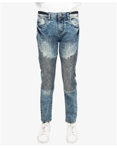 Джинсы-мото стрейч Big Boy, синий Xray