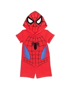 Комбинезон для косплея для новорожденных, Мстители, Человек-Паук, Капитан Америка, Халк, Майлз Моралес, для новорожденных, красный Marvel