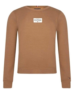 Свитер Regular fit, коричневый Tommy hilfiger