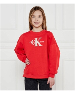 Свитер Тедди Oversize fit, красный Calvin klein jeans