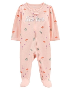 Хлопковый комбинезон на молнии для маленьких девочек, мультиколор Carter`s