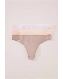 Стринги 3-pack, белый Women'secret