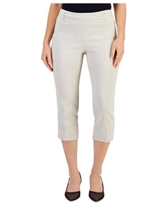 Миниатюрные капри с заклепками, тан/бежевый Jm collection