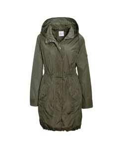 Модная легкая парка-дождевик из функционального материала., зеленый Goldner