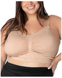 Плюс размер Sublime Hands-Free Pumping & Бюстгальтеры для кормления - подходят для моделей 38B-44D, тан/бежевый Kindred bravely