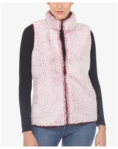 Женский жилет из шерпы на молнии, фиолетовый White mark