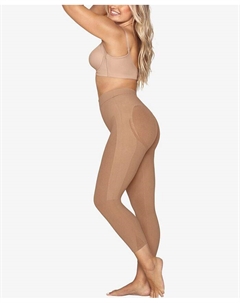 Женское невидимое капри с высокой талией, тан/бежевый Leonisa
