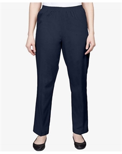 Классические брюки без застежки из твила, синий Alfred dunner