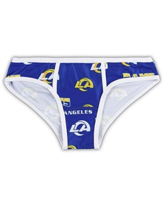 Женские темно-синие вязаные трусики Los Angeles Rams с принтом по всей поверхности, темно-синий Concepts sport
