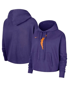 Женский укороченный пуловер с капюшоном фиолетового цвета с логотипом WNBA Team 13 Nike