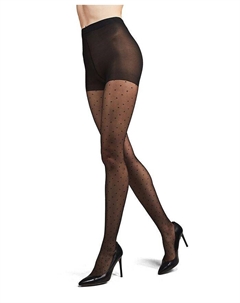 Женские прозрачные модные колготки в горошек для миниатюрных размеров, черный Memoi