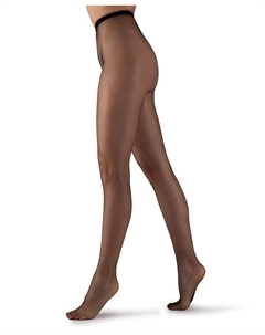 Женские колготки в сеточку европейского производства, черный Lechery