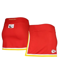 Женская красная юбка Kansas City Chiefs, красный Mitchell and ness