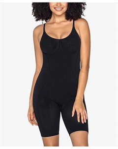 Женское бесшовное боди с полным покрытием, черный Leonisa