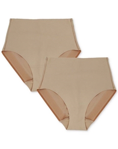 Женские 2 шт. Легкие трусы с линией талии 2534P, цвет Warm Beige Miraclesuit