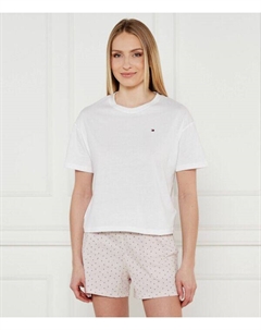 Пижама Loose fit, белый Tommy hilfiger