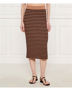 Юбка становится больше, коричневый Weekend max mara