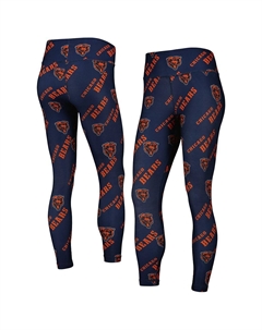 Женские темно-синие леггинсы с принтом Chicago Bears, темно-синий Concepts sport