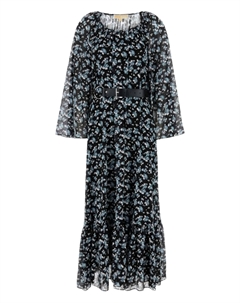 Платье миди с цветочным принтом, синий Michael michael kors