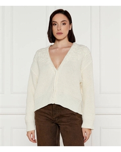 Кардиган Relaxed fit, белый Liu jo