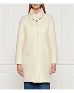 Шерстяное пальто, экрю Liu jo
