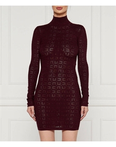 Кружевное платье, красный Elisabetta franchi