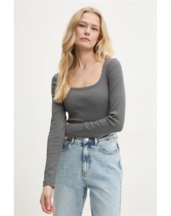 Лонгслив, серый Answear lab