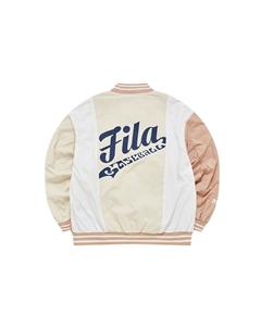 Бейсбольные куртки серии BASEBALL женские цвета корицы и апельсина, цвет Cinnamon orange Fila fusion