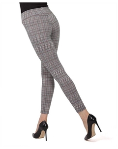 Женские леггинсы Glen в клетку, черный Memoi