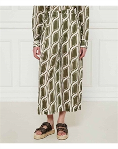 Брюки Flare fit, зеленый Liu jo