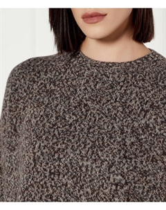 Шерстяной свитер Loose fit, коричневый Weekend max mara