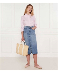 Рубашка Relaxed fit, розовый Tommy hilfiger