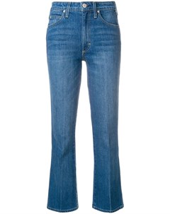 Amo расклешенные укороченные джинсы 24 синий Amo