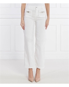 Брюки Flare fit, белый Liu jo
