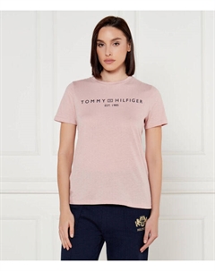 Футболки Regular fit, розовый Tommy hilfiger